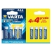 Alkalisk batteri Varta CD4BKKD13-P AAA 1,5V High Energy (8 pcs)