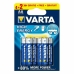 Alkalické Batérie Varta 4906121436 AA 1.55 V