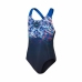 Zwempak voor Meisjes Speedo Digital Placement Blauw