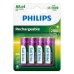 Pilhas Recarregáveis Philips R6B4A210/10 1,2 V