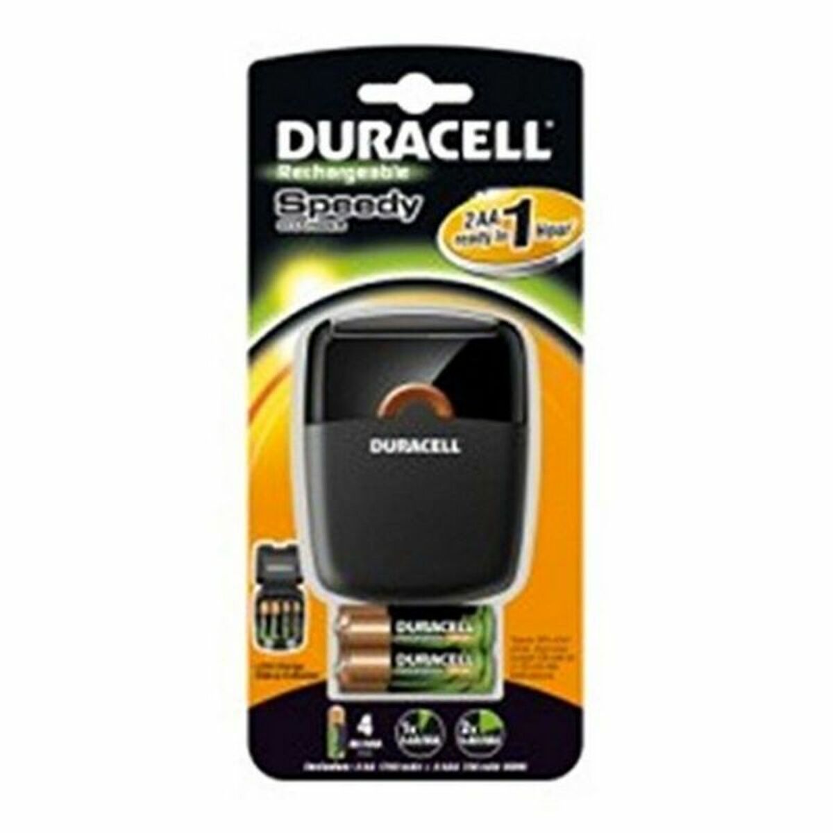 Charger + Rechargeable Batteries DURACELL CEF27 2 x AA + 2 x AAA 1700 mAh 750 mAh (1 Unit) | Buy at wholesale price
