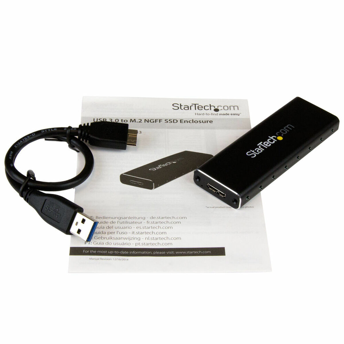 Adapteri SSD Startech SM2NGFFMBU33