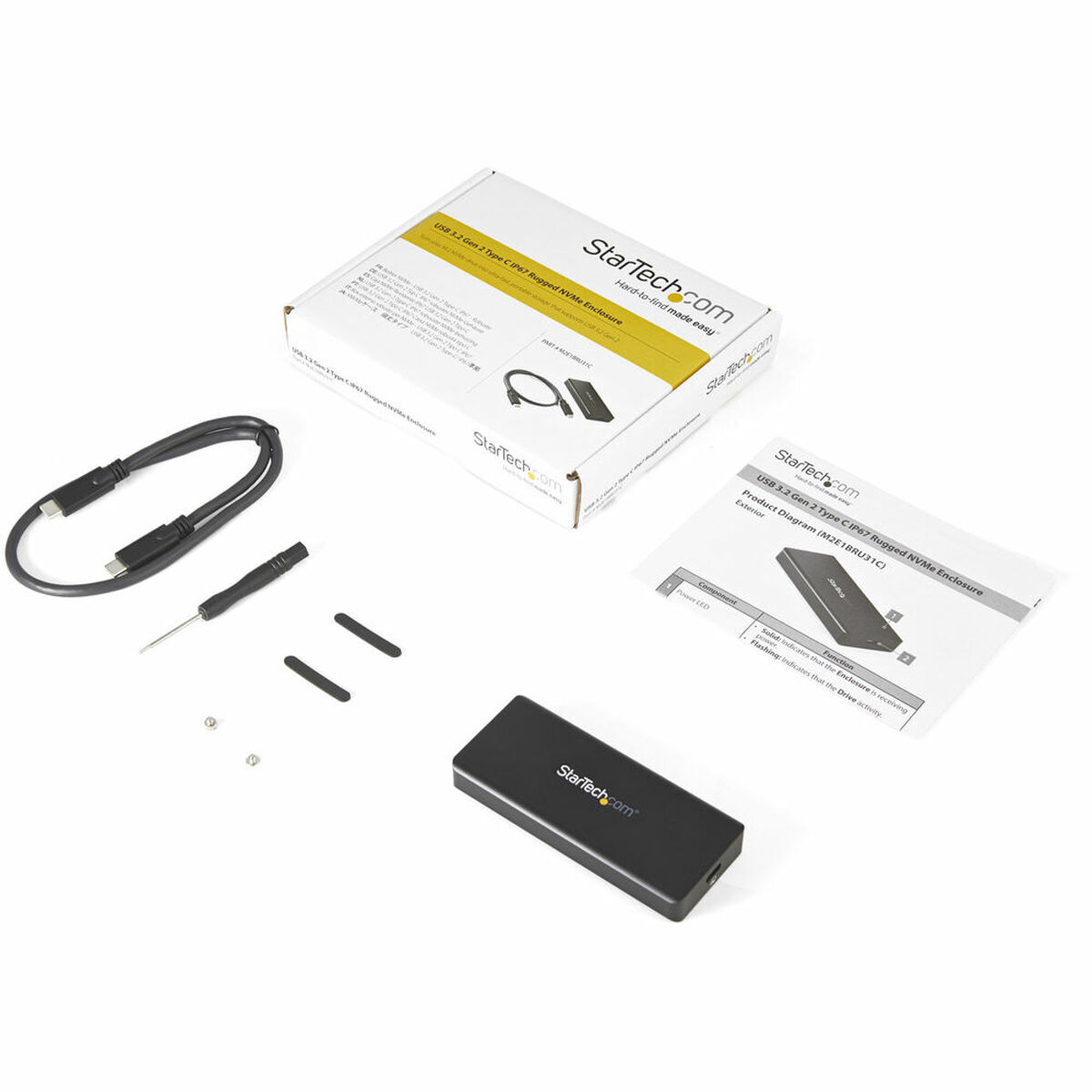 Ekstern Boks Startech M2E1BRU31C