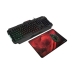 Игровые клавиатура и мышь Mars Gaming MCP118 Чёрный Испанская Qwerty