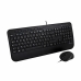 Tastatură și Mouse V7 CKU300FR Negru Franceză AZERTY