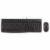 Оптические клавиатура и мышь Logitech 920-002562 Чёрный Английский QWERTY