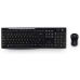 Mouse și Tastatură Logitech LGT-MK270-US Negru Engleză EEUU QWERTY Qwerty US