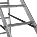 6-step folding ladder Krause 33369 Silver Steel