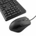 Keyboard and Mouse CoolBox COO-KTR-01U Spanish Qwerty Black