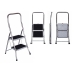 2-step folding ladder Krause 130860 Grey Silver Black/Blue Aluminium