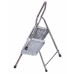 2-step folding ladder Krause 130860 Grey Silver Black/Blue Aluminium