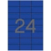 Drucker-Etiketten Apli Blau 70 x 37 mm