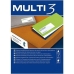Printer Labels MULTI 3 52,5 x 21,2 mm White Upright 100 Sheets