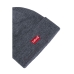 Športová čiapka Levi's Batwing Embroidered Beanie Tmavo-sivá Jednotná veľkosť