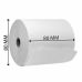 Rouleau de Papier Thermique Nilox NX-RTNL04080 48 Unités Blanc Multicouleur 80 mm