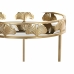 Conjunto de 2 mesas pequenas DKD Home Decor Dourado 40 x 40 x 56 cm