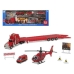 Playset Super Container Fire 39 x 14 cm Fordonsbil