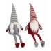 Decorative Figure Gnome Red Grey 25 x 36 x 30 cm