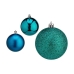 Karácsonyi gömbök készlet Kék Műanyag Ø 7 cm (12 egység)