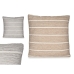 Cushion Stripes Brown Grey 45 x 12 x 45 cm (12 Units)