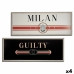 Tavla GUILTY MILAN spånskiva 2 x 46 x 121 cm (4 antal)