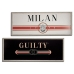 Tavla GUILTY MILAN spånskiva 2 x 46 x 121 cm (4 antal)