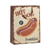 Paperikassi Hotdog & Coffee 10 x 33 x 25,5 cm (12 osaa)