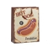 Papierová taška Hotdog & Coffee 8,5 x 24 x 18 cm (12 kusov)