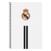 Quaderno con Anelli Real Madrid C.F. M066 Nero Bianco A4