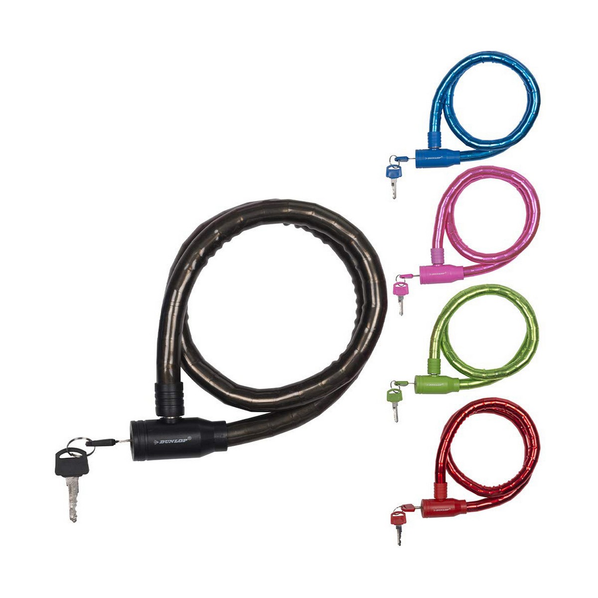Cable with padlock Dunlop 65 cm Cable