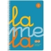 Notebook Lamela fluoride Quarto 5 Pieces 80 Sheets