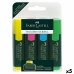 Markeerset Faber-Castell Fluorescerend Multicolour (5 Stuks)