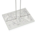 Küchenpapierrollenhalterung Versa Palme Metall Stahl Holz MDF 16,5 x 31 x 13 cm