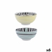 Bowl Bidasoa Zigzag Multicolour Ceramic 15 x 15 x 7,3 cm (6 Units)
