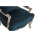 atzveltnes krēsls DKD Home Decor Koks Brūns Tirkīzs Poliesters (70 x 66 x 95,5 cm)