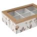 Krabice na čaj Versa Dřevo 17 x 7 x 24 cm