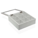Box for Infusions Versa White MDF Wood 24 x 8 x 17 cm