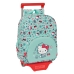 Училищна чанта с колелца Hello Kitty Sea lovers цвят тюркоаз 26 x 34 x 11 cm