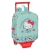 Училищна чанта с колелца Hello Kitty Sea lovers цвят тюркоаз 22 x 27 x 10 cm