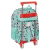 Skolerygsæk med Hjul Hello Kitty Sea lovers Turkisblå 26 x 34 x 11 cm