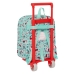 Skolerygsæk med Hjul Hello Kitty Sea lovers Turkisblå 22 x 27 x 10 cm