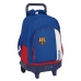 Σχολική Τσάντα με Ρόδες F.C. Barcelona Μπλε Μπορντό 33 X 45 X 22 cm