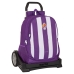 School Rucksack with Wheels Real Valladolid C.F. Purple 32 x 44 x 16 cm