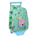 Školní taška na kolečkách Peppa Pig George Mátová 26 x 34 x 11 cm