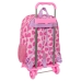 Училищна чанта с колелца Barbie Love Розов 33 x 42 x 14 cm