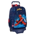 Σχολική Τσάντα με Ρόδες Spider-Man Neon Ναυτικό Μπλε 33 x 42 x 14 cm