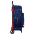 Schulrucksack mit Rädern Spider-Man Neon Marineblau 33 x 42 x 14 cm