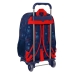 Σχολική Τσάντα με Ρόδες Spider-Man Neon Ναυτικό Μπλε 33 x 42 x 14 cm