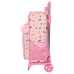 Skolerygsæk med Hjul Disney Princess Summer adventures Pink 33 x 42 x 14 cm