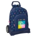 Училищна чанта с колелца Benetton Cool Морско син 30 x 46 x 14 cm